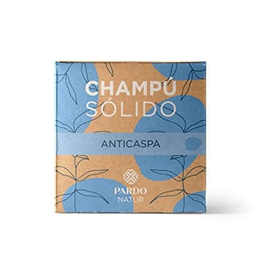 Pardo - champu solido para cabello especial Anticaspa - formulacion a base de ingredientes naturales. 100% cruelty free. Plastic free