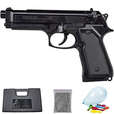 ECOMMUR P-340 | Pistola de balines (Bolas BB's de Acero Tipo perdigones) por Aire comprimido SIN CO2 (Carga por Muelle)