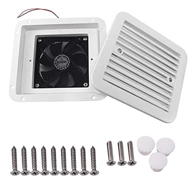 Benefischl 12 V Universal Rv RV autocaravana mudo enfriamiento remolque extractor ventilador caravana eficaz fijación ventilación
