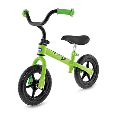 Chicco Bicicleta Niño 2 años, Bicicleta Sin Pedales, 2-5 Años, hasta 25 kg, Bici Sin Pedales, para Aprender a Mantener el Equilibrio, Manillar y Sillín Ajustables, Juguetes, Regalo Niño 2 años, Verde