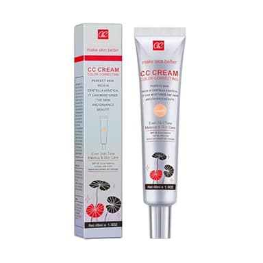 Crema CC Que Cambia De Color Coreana, Cuidado De La Piel Y Maquillaje 2 En 1, SPF 25, Hidratante, Duradera y Ajuste de Color, para un Acabado Perfecto