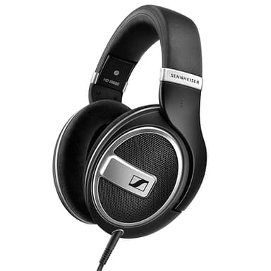 Sennheiser HD 599 - Auriculares Abiertos, Edición Especial, Refinación Acústica Ergonómica (E.A.R.), con Almohadillas Suaves y Reemplazables, Negro, Alámbrico