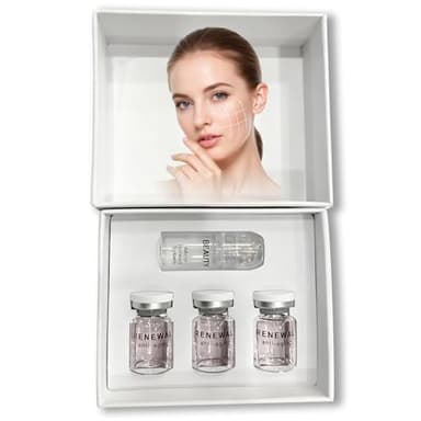 Sistema de microinfusión, suero de microneedling, sistema de microinfusión rosa claro, antiedad, suero facial liso para arrugas y rostros, brillo para rostro y labios, ácido hialurónico y colágeno