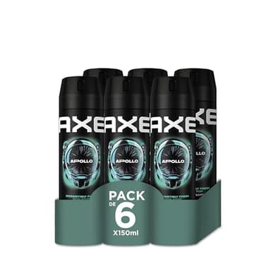 Axe Apollo Rock Desodorante - 150 ml - Pack de 6
