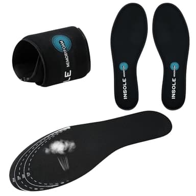 Plantillas Memory Foam para Mujer y Hombre, ajustable a la talla, Plantilla foam silicona cómoda, Descanso para los pies en tu actividad diaria, deportiva o de ocio (37-41)