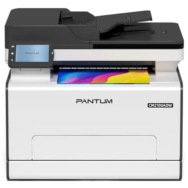 PANTUM CM2100ADW Impresora Laser Color Multifunción con WiFi, Impresión Automática a Doble Cara(20ppm, ADF, Wi-Fi Direct, Ethernet, USB), Tóner Original Incluido
