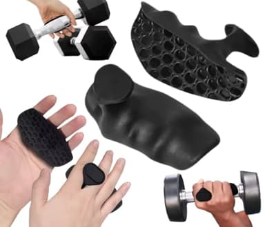 JAVIER.R WATCH DOCK 1 Par de Guantes Gimnasio Hombre, Guantillas Gimnasio, Antideslizante, Resistente, Protección de la Palma, Mejora de la Fuerza de la Mano,Ejercicio de Levantamiento de Pesas.
