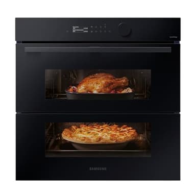 Samsung NV7B5750TDK, Horno Pirolítico 76L Dual Cook Negro [Clase de eficiencia energética A+]