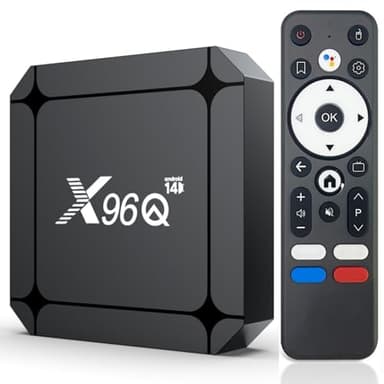 Android 14.0 TV Box, Box TV 2GB RAM 16GB ROM RK3518 Quad-Core Cortex-A53, Support 2.4/5.0GHz 4K 100M Ethernet HDMI USB 3.0/2.0 TV Box