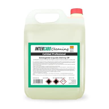 Detergente Líquido Lavadora Universal Sin Perfume 5L • Lavado Profesional de Ropa Blanca y de Color • Apto para Pieles Sensibles • Sin Fragancia Añadida • Para Lavado a Mano o a Máquina