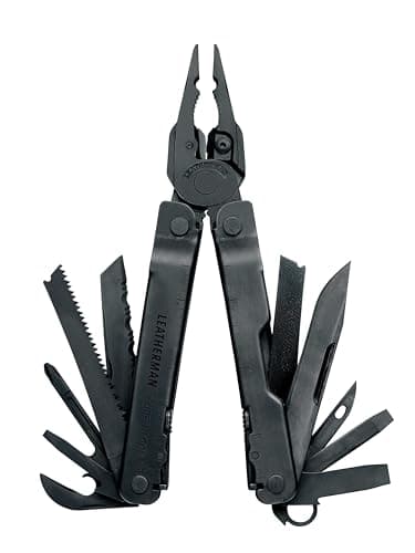 Leatherman Super Tool 300 - Multiherramienta 19 en 1 con Todas Las Funciones de Bloqueo, Negra
