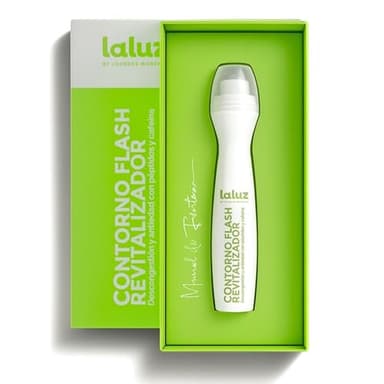 Lourdes Moreno | Contorno Flash Revitalizador con Cafeina | 12ml | Roll-on Refrescante Para Contorno Ojos | Formula Antifatiga Que Reduce La Apariencia De Bolsas Y Ojeras | Efecto Flash Inmediato