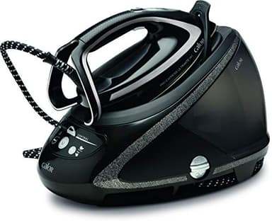 Calor Vapor de tecnología Función Pro Express Ultimate Pure+ GV9610C0-Centro de Planchado Profesional de Alta presión (650 g/min), 2830 W, 1.9 litros, Negro y Plateado