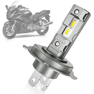 SHINYY Bombilla H4 LED Moto Faro Delantero 35W, 2025 Nuevo 12V-36V 6500K Blanco Alto Potente Lámpara LED H4 HB2 9003 Canbus Anti Error para Moto y Coche Luz de Cruce y Carretera, Pack de 1