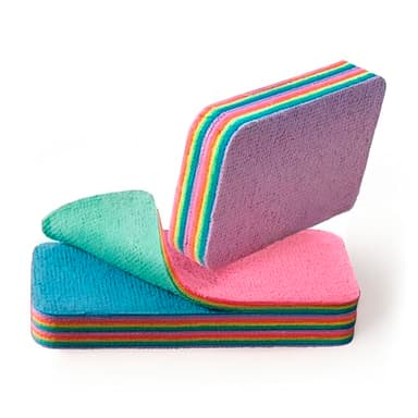 Naicok Esponja Microfibra Limpia Cristales, Espejos, Mamparas de Ducha, Cocina y Baño – Bayetas de Microfibra Reutilizables para Coche, Paños de Microfibra Superficies Delicadas