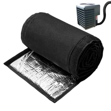 Aislamiento para Tuberías de Aire Acondicionado Exterior - 3 Capas de Aislamiento para Tuberías de Aire Acondicionado,Funda Protectora Aislada para AC Split para Sistemas de Bomba de Calor