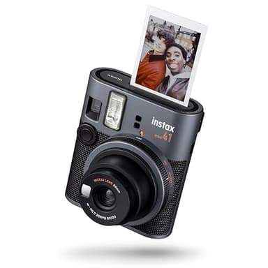 Cámara instantánea INSTAX Mini 41 con autoexposición, Flash Incorporado, Modo Selfie y Primeros Planos. Cámara Moderna con diseño clásico Que Utiliza película instax Mini vendida por Separado