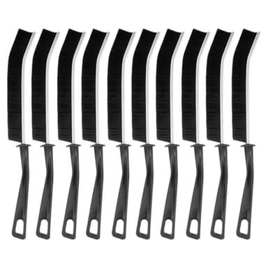 10 PcsCepillo Limpieza Grietas, Cepillo Limpieza Hogar Ducha Baño, Cepillo Limpia Juntas de Esquinas de Cerdas DurasCepillo para Limpiar Juntas Grietas Inodoro Alféizar de Ventana, etc