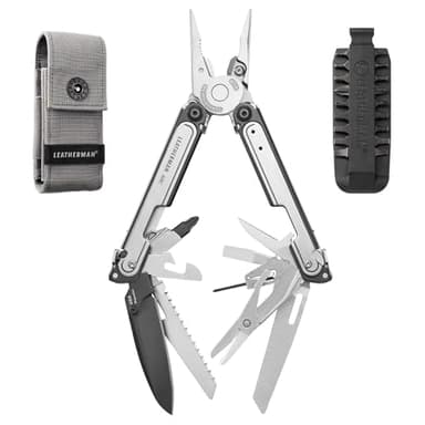 Leatherman ARC Multiherramienta - 20 Herramientas Para Exteriores con Hoja de Acero MagnaCut, Kit de Puntas