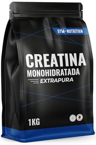 Creatina Monohidratada 1kg / 1000g - Polvo 100% Vegano - Creatina Monohidrato Sin Sabor con Inulina - Alta Pureza - Producido en Alemania - Creatine Monohydrate Powder
