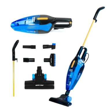 ECODE® Aspiradora 3 en 1 sin Bolsa con Cable y Filtro HEPA – 800W de Potencia y 6 Accesorios para una Limpieza Rápida y Completa en Casa