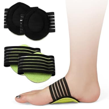 XUZOPIM 2 Pares Plantillas Fascitis Plantar Ortopédicas De Apoyo Para El Arco Plantar,Plantillas De Soporte De Arco,Plantillas Ortopédicas,Arco Soporte Para Pie Plano,Fascitis Plantar