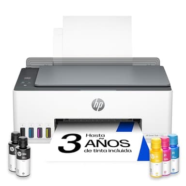 HP Smart Tank 5105 - Impresora multifunción 3 en 1 (Wi-Fi, impresión móvil) - 3 años de Tinta incluida, depósito de Tinta Grande, Gran Alcance, impresión