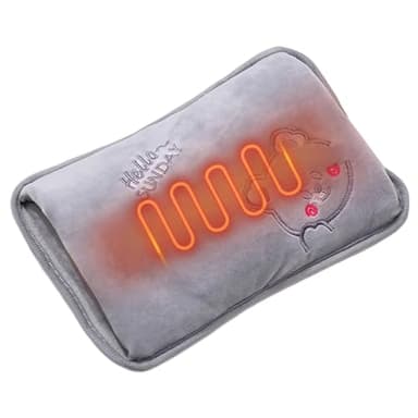 de Agua Caliente Eléctrica - Calentador De Manos Recargable,para Térmica | para Calambres Menstruales y Dolores Musculares en Cuello Piernas Cintura y