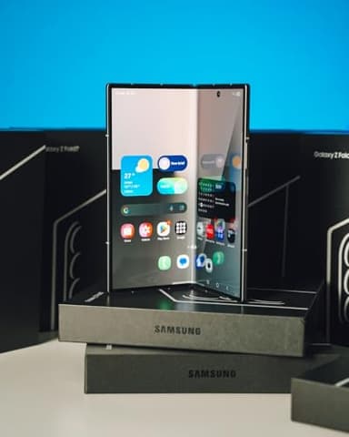 Samsung Galaxy Z Fold7 12GB/512GB Azul Intenso Móvil Plegable con IA