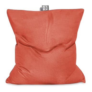 HAPPERS Puff Gigante Big Puff XXL Naylim Mate Naranja para Exterior con Relleno Incluido