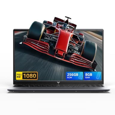 ACEMAGIC 15.6" Ordenador Portátil Procesador N97 hasta 3,6GHz, Portatil 8 GB RAM 256 GB SSD, Expansión 2TB, WiFi 5, 1920 x 1080 FHD, Tipo-C, USB 3.2, HDMI, BT 5.0, Laptop Teclado QWERTY Español, Gris