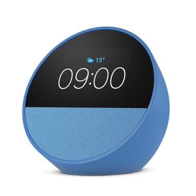 Amazon Echo Spot (última generación) | Despertador inteligente con sonido de calidad y Alexa | Azul