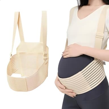 fuxunamz Cinturon Embarazada, Faja Embarazada, Cinturón de Soporte Abdominal para Embarazadas, Cinturón de Maternidad para Soporte de Vientre, Cintura y Espalda, Cómodo y Transpirable (XL)