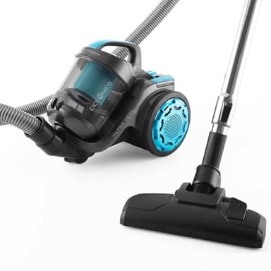 Orbegozo Ap 8030, Aspiradora sin Bolsa, multiciclónica, Filtro HEPA de Alta eficiencia, Tubo telescópico metálico, Cepillo alfombras y Suelos Duros, Boquilla para Esquinas y Ranuras, 800 W