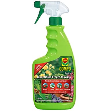 COMPO Fazilo Insecticida Efecto Máximo, Acción insecticida y acaricida, Plantas ornamentales, de interior y jardín, Envase pulverizador, 750 ml