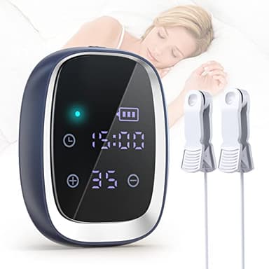 KTS Dispositivo de ayuda para dormir para insomnio, nuevo modelo CES 2.0, estimulación de electroterapia craneal para ansiedad, depresión y dolor de cabeza, máquina de soporte para dormir recargable