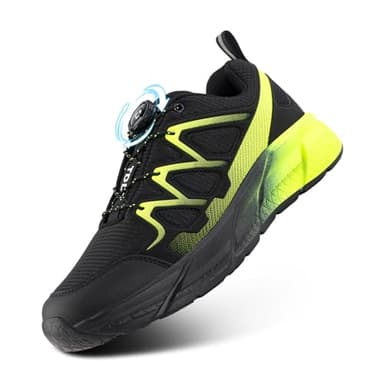 TDDT Zapatillas Running Hombre Deportivas Mujer Correr Trail Running Shoes Zapatos Deporte Fitness Sneakers Trekking Senderismo Verde EU 42