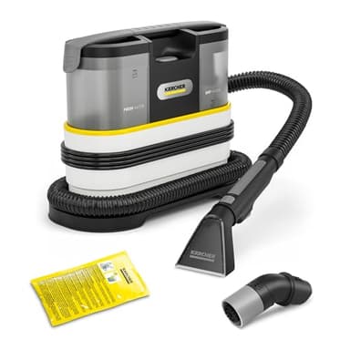 Kärcher lava-aspiradora SE 2 Spot Care, potencia: 450 W, depósito de agua limpia: 1,5 l, superficie: 2,89 m², peso: 4,2 kg, boquilla para tapicerías, boquilla para manchas, limpiador RM 519