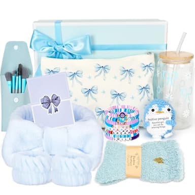 Fegat Regalos para Niñas Adolescentes 9 10 11 12 13 14 15 16 Años, Regalo Mujer Cumpleaños Aniversario para Mujer, Regalos Mujers para San Valentin, Navidad, Día de la Madre, Escolarización (Azul)