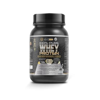 Healthy Fusion Whey Protein | Proteína Whey pura con Colágeno y Magnesio | Mejora tus entrenamientos | Protege y aumenta la masa muscular | 1000g de Proteína (Galleta)