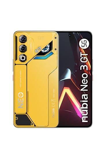 nubia Neo 3 GT 5G Smartphone Gaming Android 15, 12 + 12 GB RAM dinámica + 256BG ROM, pantalla de 6,8 pulgadas FHD+ 120Hz, Cámara de 50 MP, Smartphone Dual SIM, NFC, batería 5000mAh, color Electro