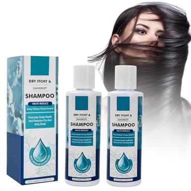 Champú Terapéutico para Psoriasis y Dermatitis, Folliculitis Shampoo es un Champú Delicado Eficaz Contra Caso Picor y Descamación champú Hidratante Potente para Cuero Cabelludo Seco Sensible (200)