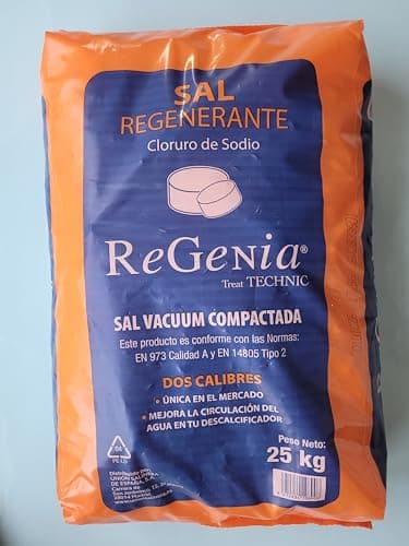 Sal para Descalcificador, Sal en tabletas, Sal Mineral, Sal para Descalcificador de Agua 25 kg NO SE ENVIA A BALEARES!!!!!