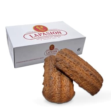 LAPASION - Galletas Integrales RICA en fibras | Galletas Sin Azúcar | Galletas Rizadas Integrales |Limón MANTEQUILLA y Vainilla | 2kg