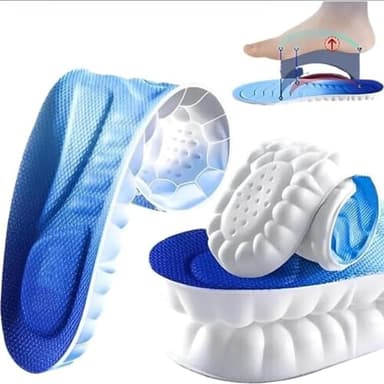 Plantillas ortopédicas para alivio de la fascitis plantar, soporte de arco, plantillas cómodas para pies planos, para hombres y mujeres, absorción de golpes, cómodas (S (38-40))
