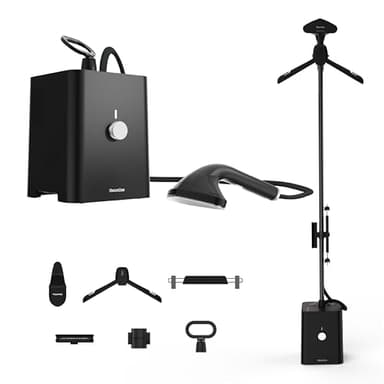 STEAMONE - Plancha de vapor profesional 2900 W, 125 g/min, 10 bares - Vertical y horizontal, Autonomía de 90 min (2500 ml) - Elimina el 99,99% de las impurezas - Lista en 120 s - SteamCube