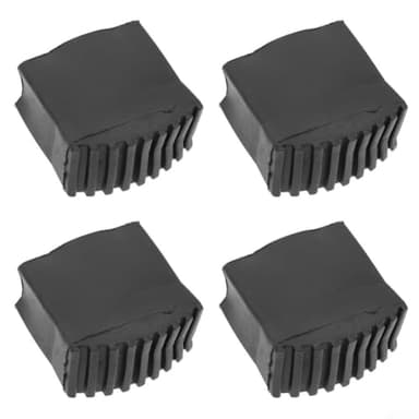 Juego de 4 patas de goma de repuesto para escaleras de aluminio y madera, que ofrecen un mejor agarre y estabilidad