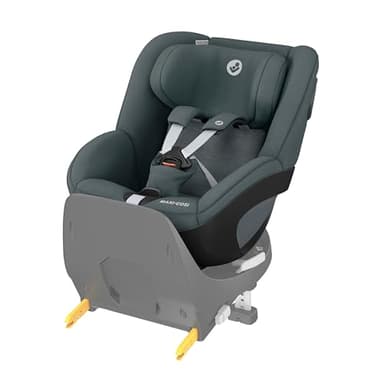 Maxi-Cosi Pearl 360 silla coche bebe i-Size, silla coche 360 giratoria para bebé y niño ISOFIX , 3 meses - 4 años (61-105 cm), ClimaFlow, arnés de apertura y cierre fácil, G-CELL, Authentic Graphite
