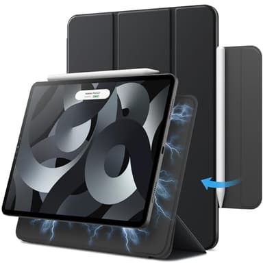 JETech Funda Magnética para iPad Air 11 Pulgadas M4/M3/M2 (2026/2025/2024), iPad Air 5/4 (10,9 Pulgadas, 2022/2020 Modelo, 5.ª/4.ª Generación), iPad Pro 11 (2018), Accesorio Magnético (Negro)