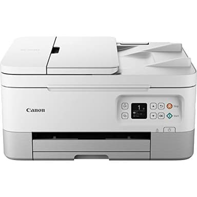 Canon Pixma TS7451 Impresora Multifunción 3 en 1, Sistema de Inyección de Tinta, Impresión, Escaneo y Copia, WiFi, Impresión a Doble Cara, ADF de 35 Hojas, Cartuchos Fine, Barra de Estado LED, Blanco